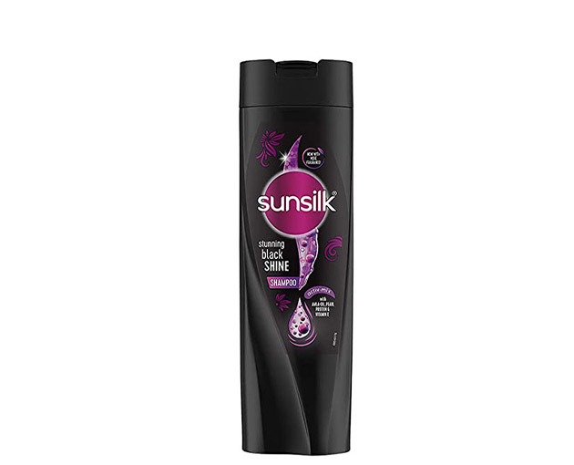 SUNSILK შამპუნი შავი ბზინვარება 200მლ